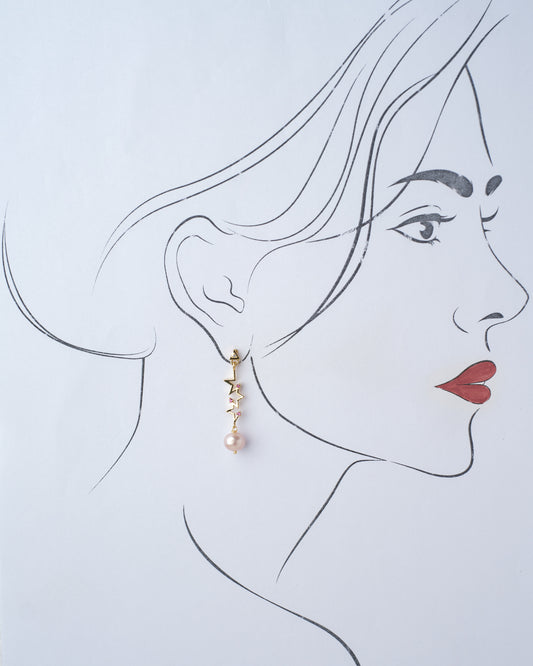 Nicole Star Dangler Earrings