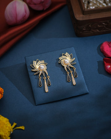 The Floral Ambrosia Dangler Earrings