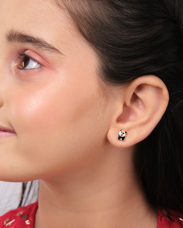The Cute Panda Stud Earring
