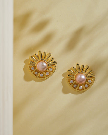 Beautiful Stud Pink Earrings