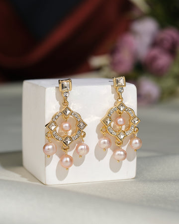 Beautiful CZ Hang Earrings