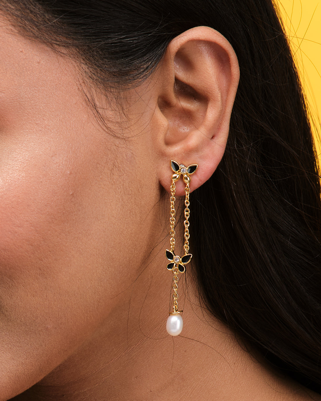 Butterfly Dreamin Pearl Earrings