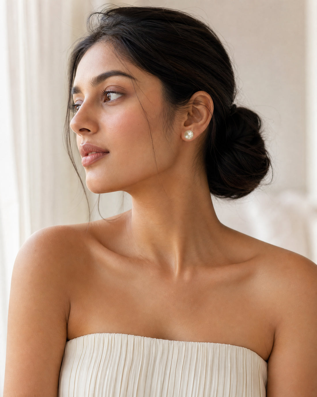 Classic Freshwater Pearl Stud Earrings