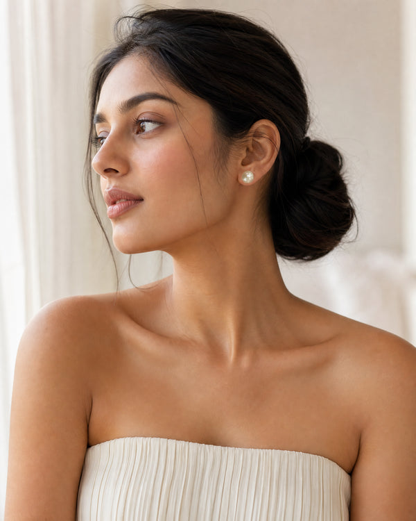 Classic Freshwater Pearl Stud Earrings