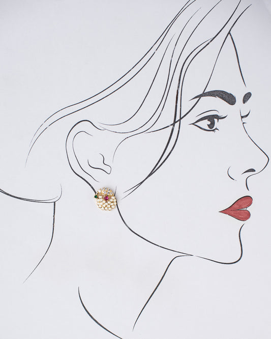 The Anurita Multi Stone Earrings