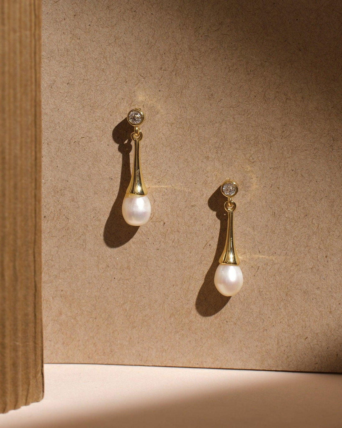 The Amathea Small Drop Earrings - Chandrani Pearls