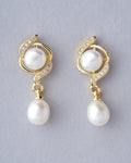 The Azna Pearl Drop Earrings - Chandrani Pearls