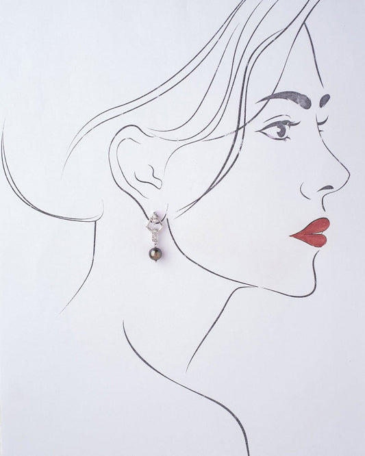 The Citran  Pearl Drop Earring - Chandrani Pearls