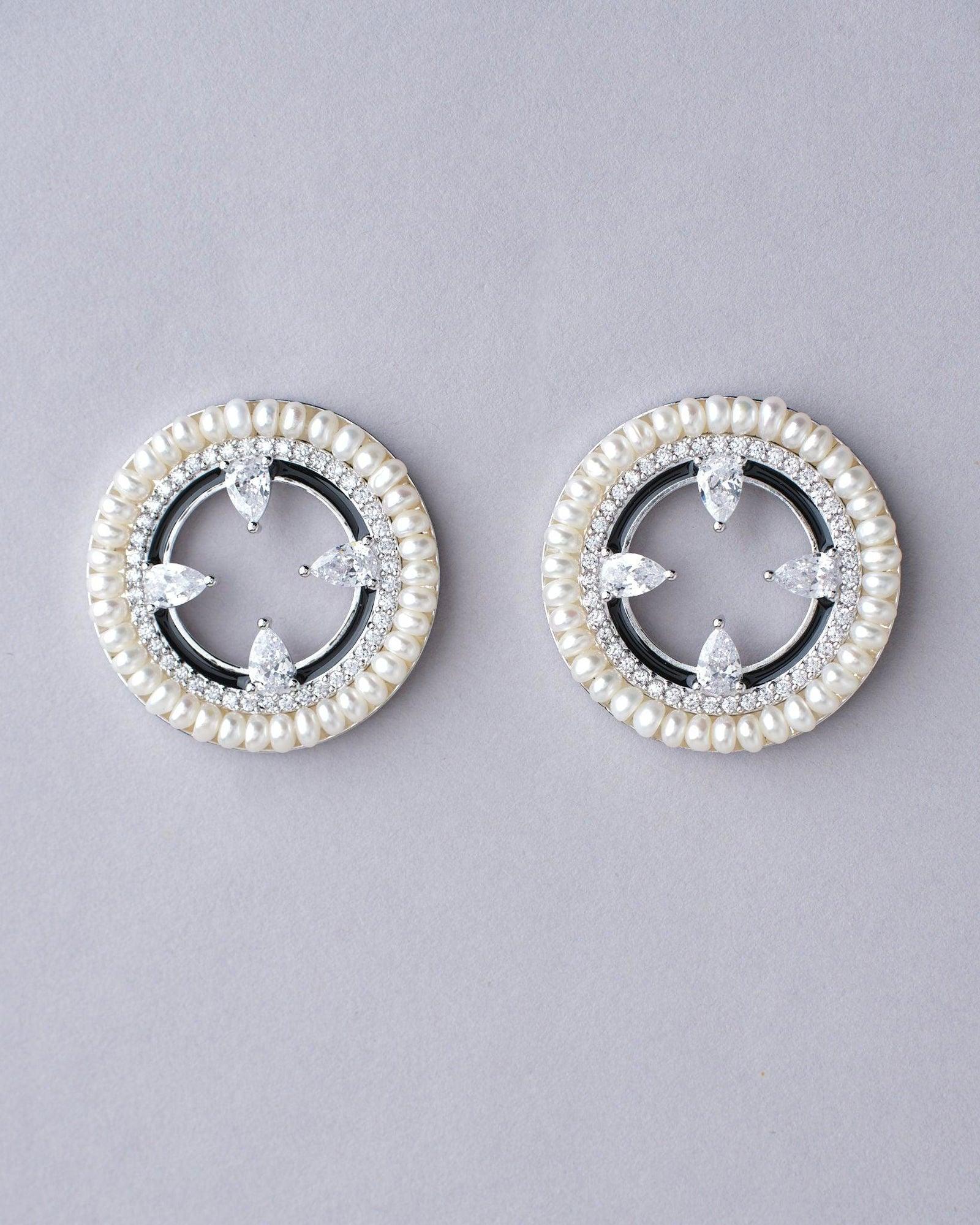 The Cordial Stud Earrings - Chandrani Pearls