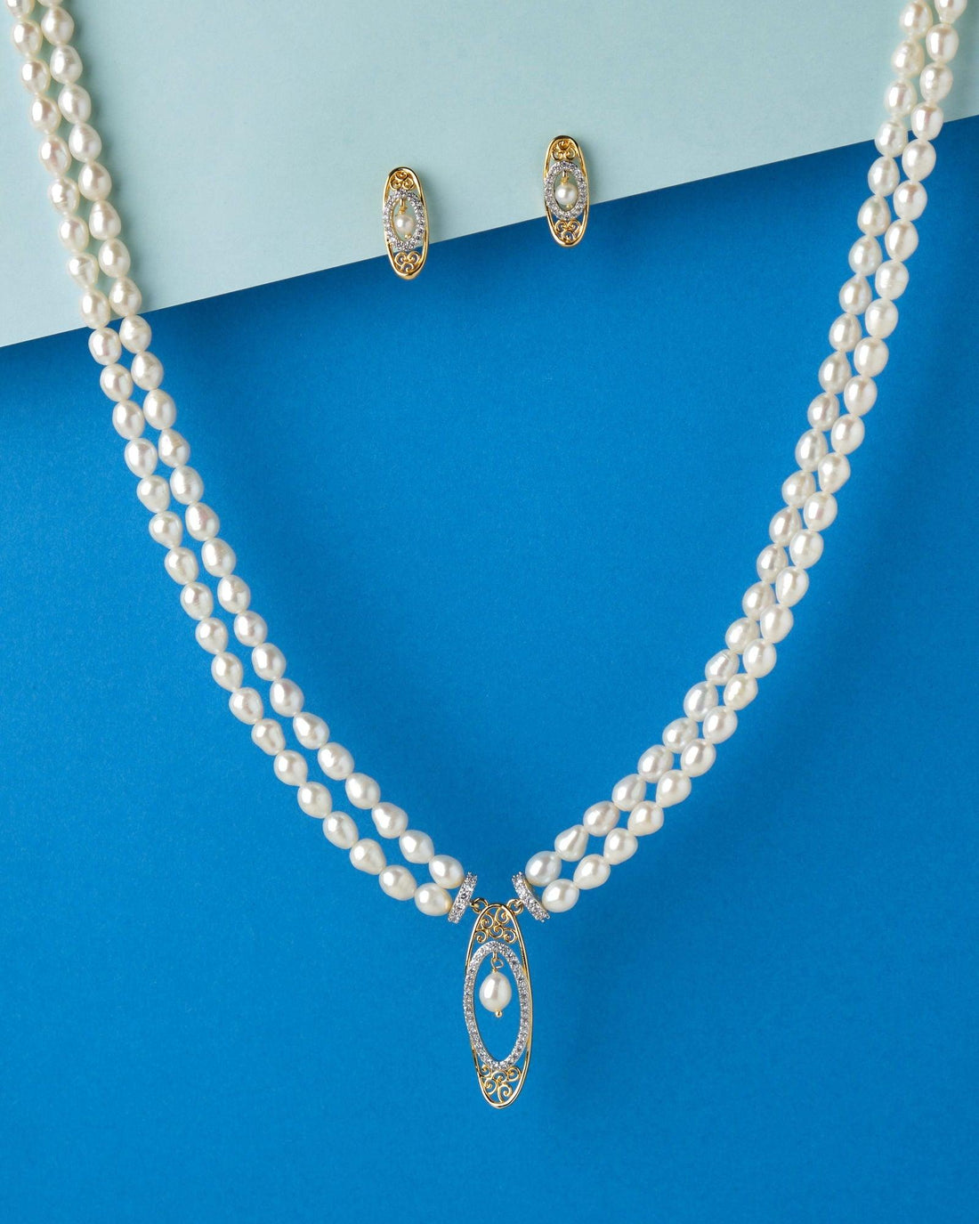 The Ebullient  Pearl Necklace Set - Chandrani Pearls
