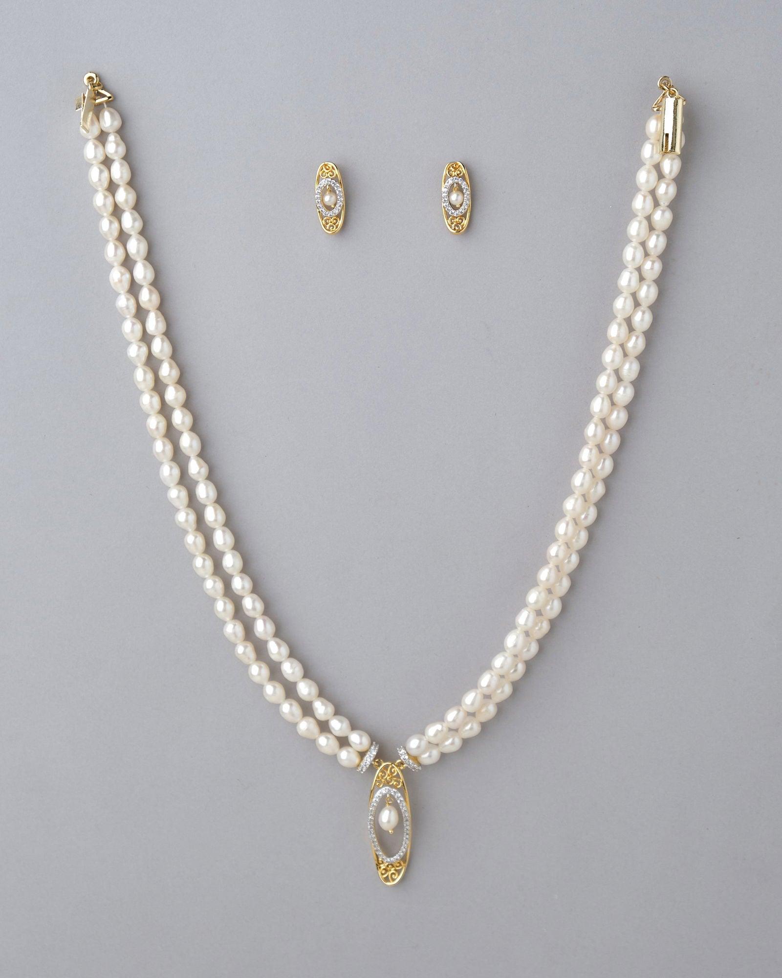 The Ebullient  Pearl Necklace Set - Chandrani Pearls