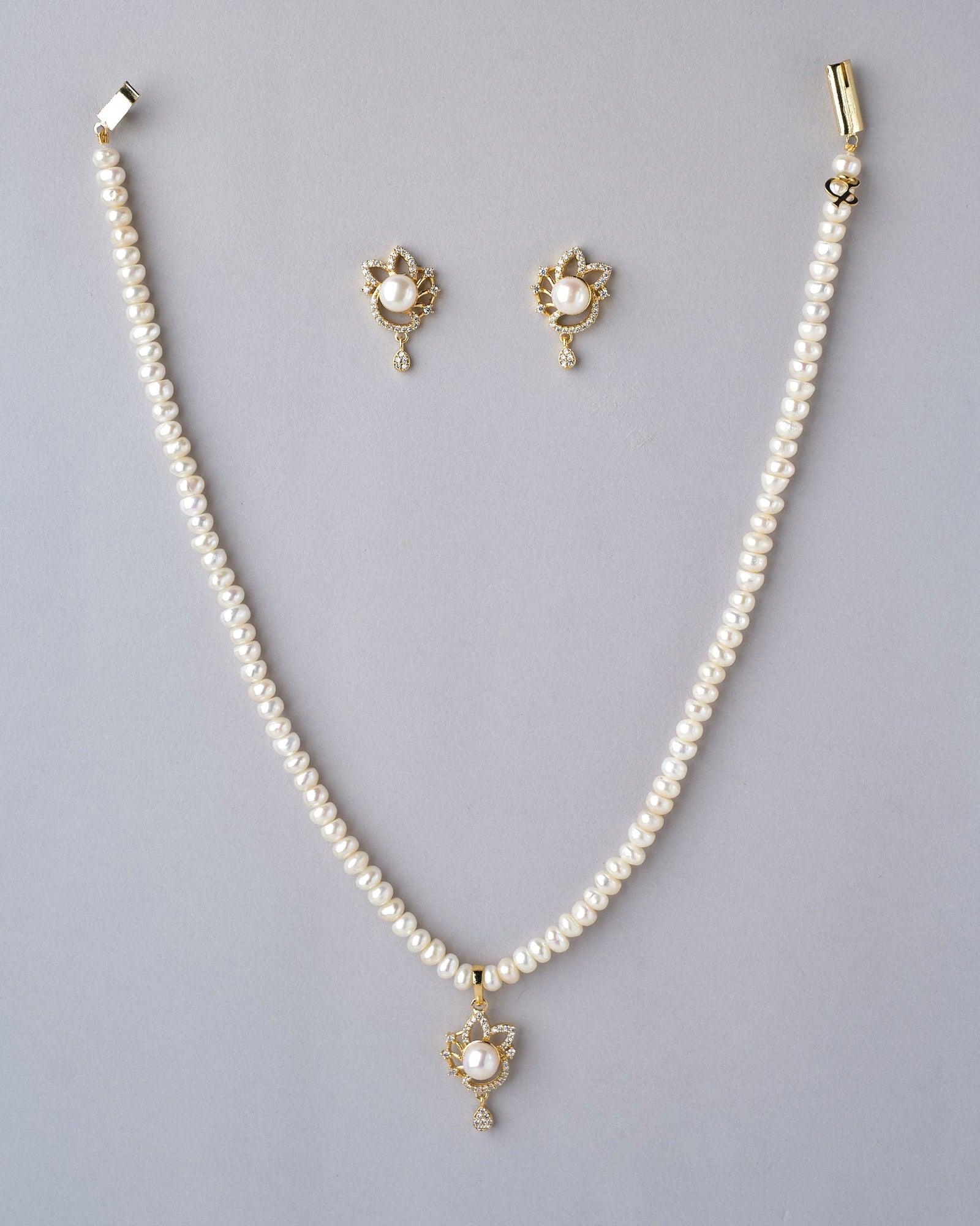 The Elllinor Pearl Necklace set - Chandrani Pearls