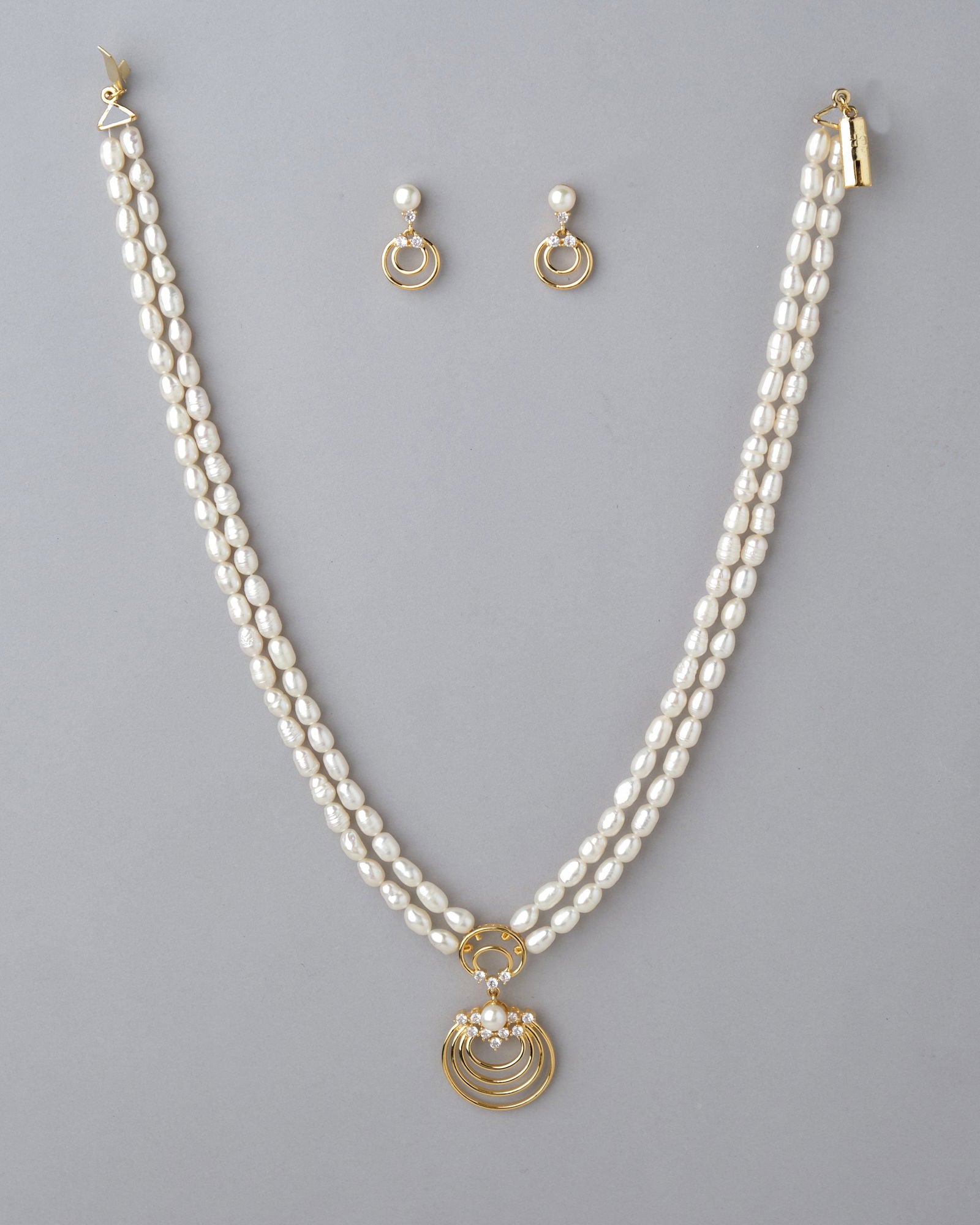 The Evelynn White Pearl Necklace Set - Chandrani Pearls