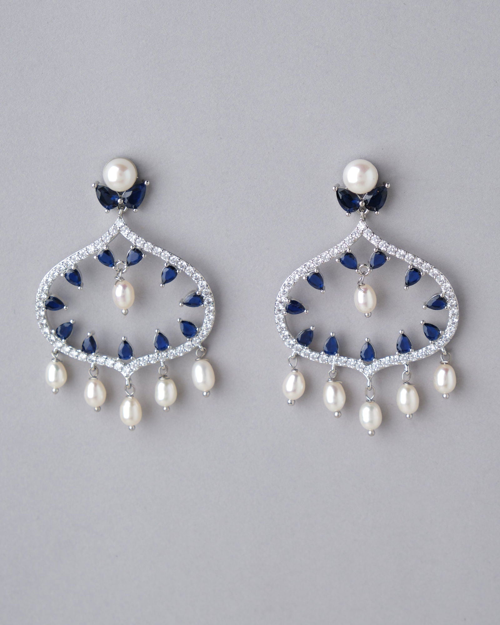 The Ghazala Chand Bali Earring - Chandrani Pearls