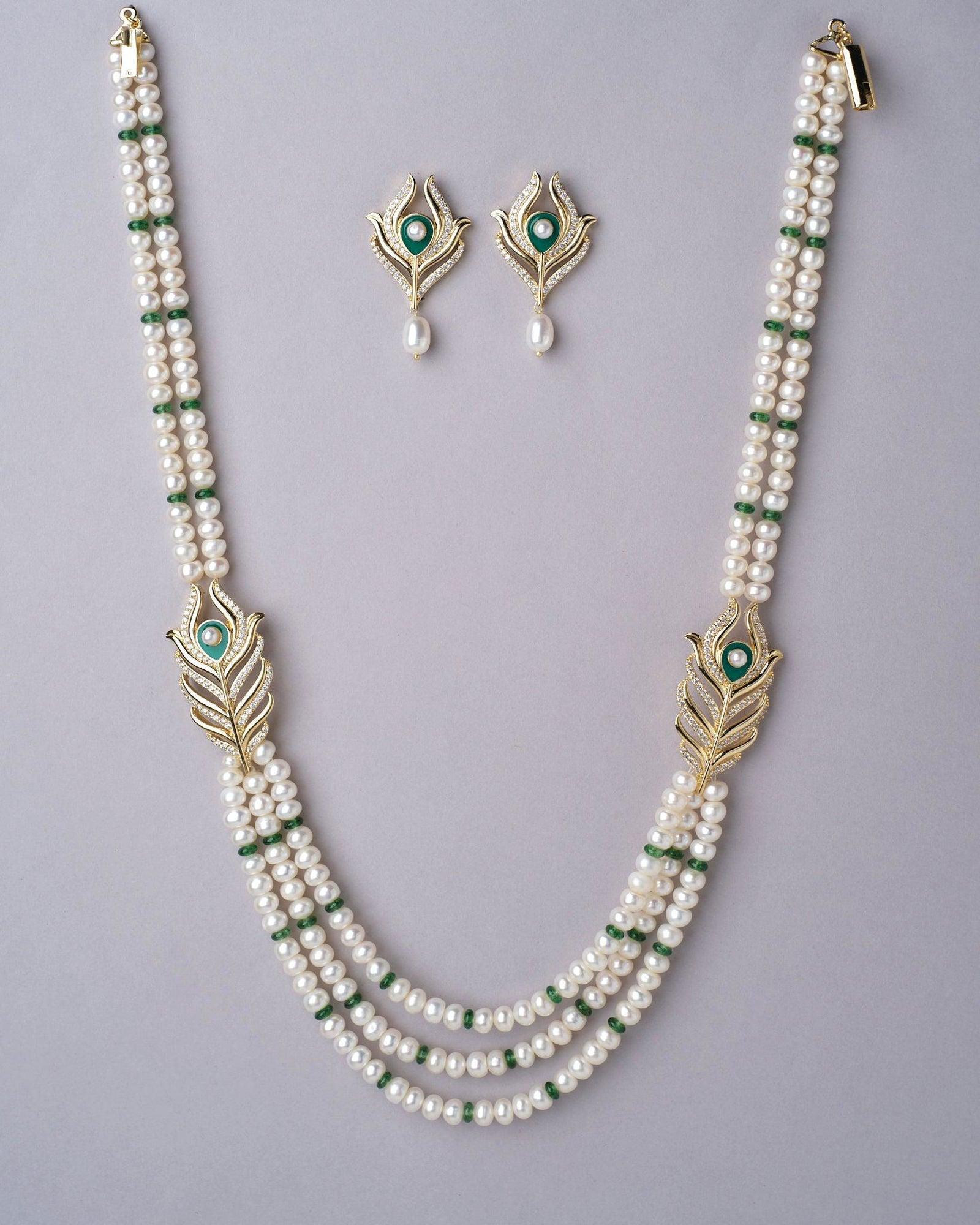 The Gorgeous Krisna Ananta Necklace Set - Chandrani Pearls