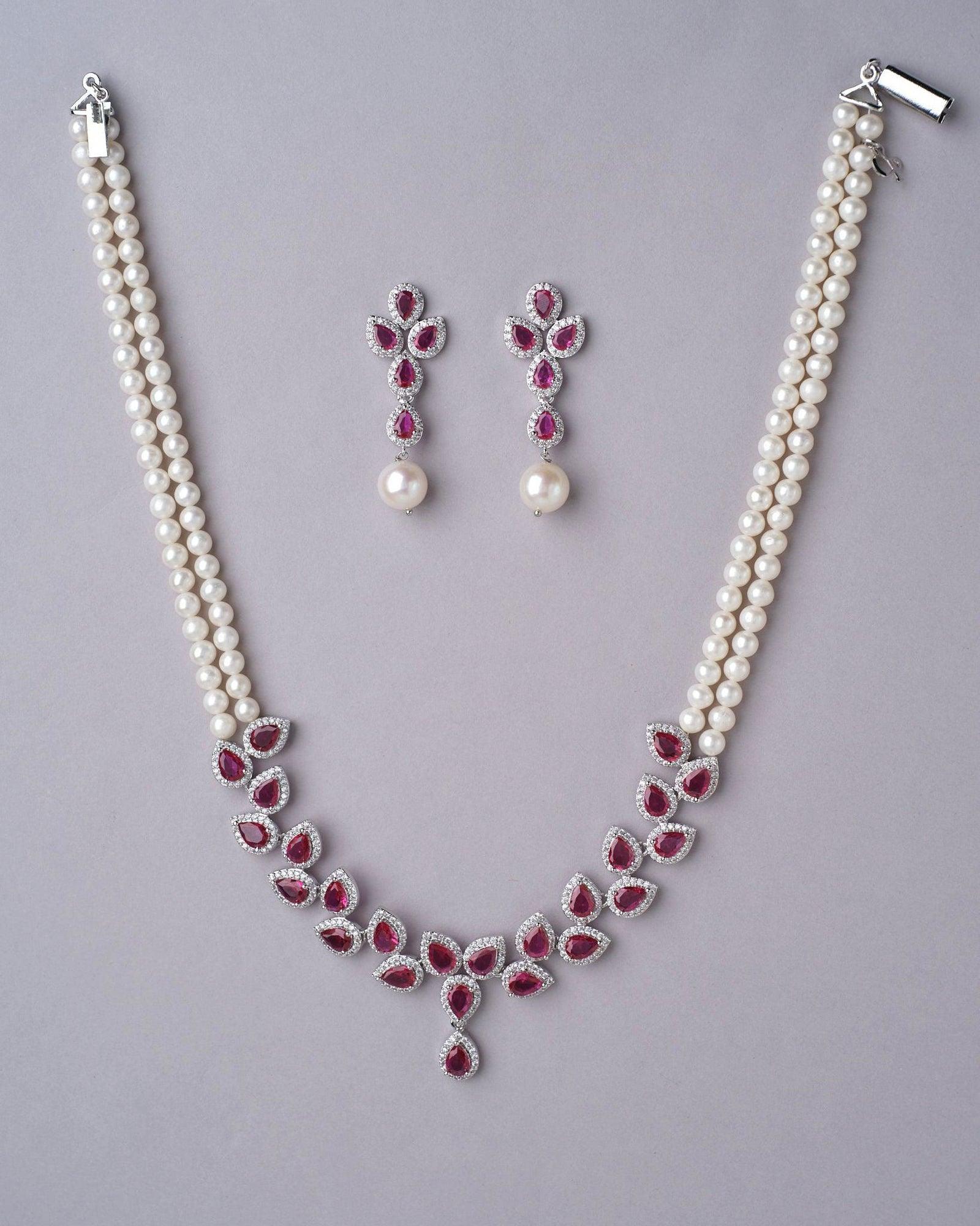 The Illuminate Necklace Set - Chandrani Pearls