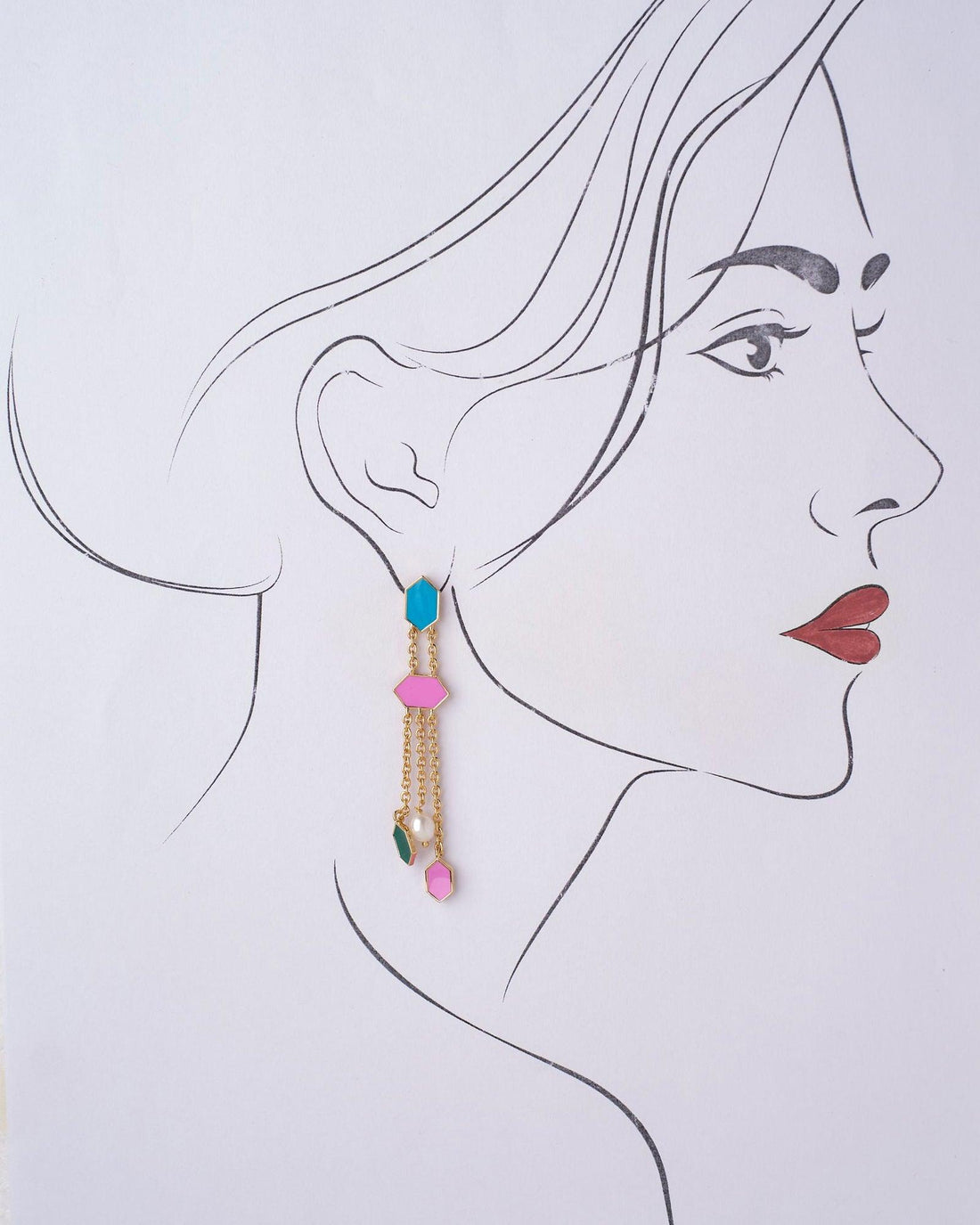 The Jahanara-Queen Of The Universe Pearl Earring - Chandrani Pearls