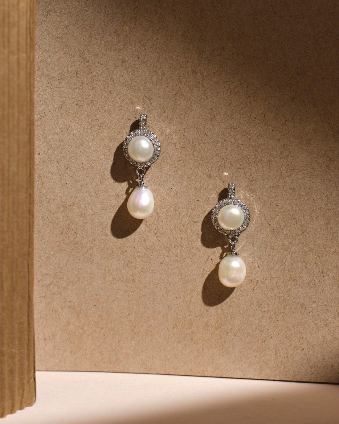 The Saysha Pearl Drop Earrings - Chandrani Pearls