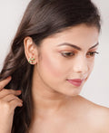 Traditional Colored Stone Earrings - Chandrani Pearls