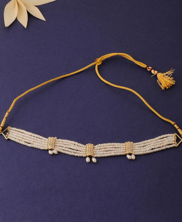 Traditional Pearl Choker Necklace - Chandrani Pearls