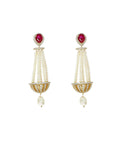 Traditional Pearl Hanging Earrings - Chandrani Pearls