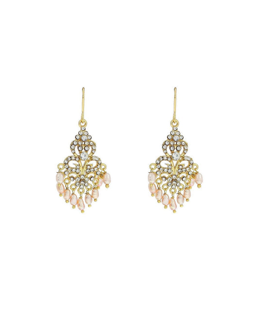 Traditional Pearl Hanging Earrings - Chandrani Pearls