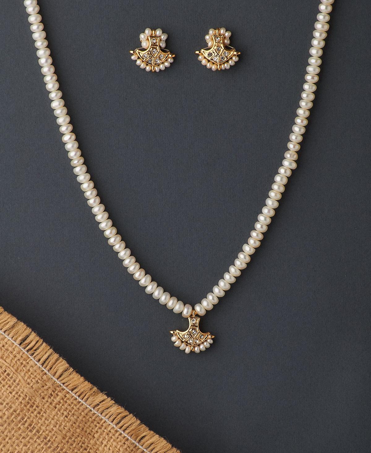 Traditional Pearl Moon Set - Chandrani Pearls