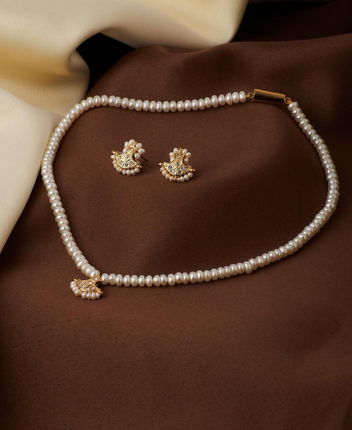 Traditional Pearl Moon Set - Chandrani Pearls