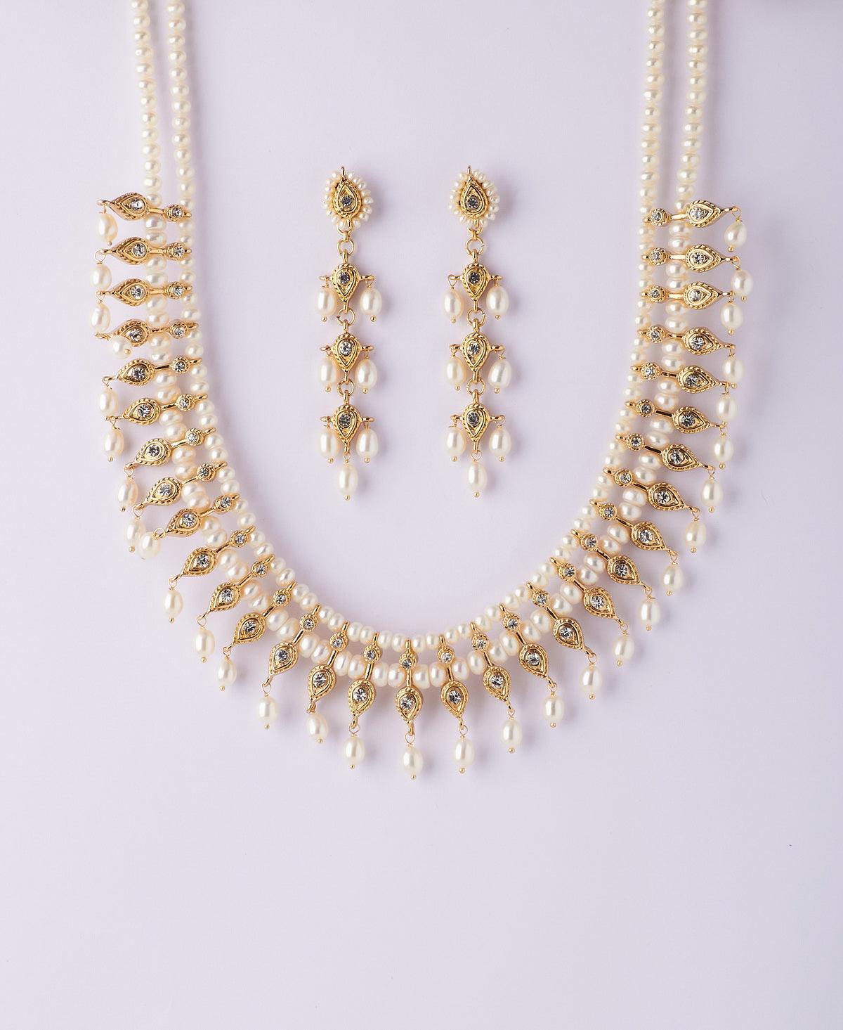 Traditional Pearl Necklace Set - Chandrani Pearls