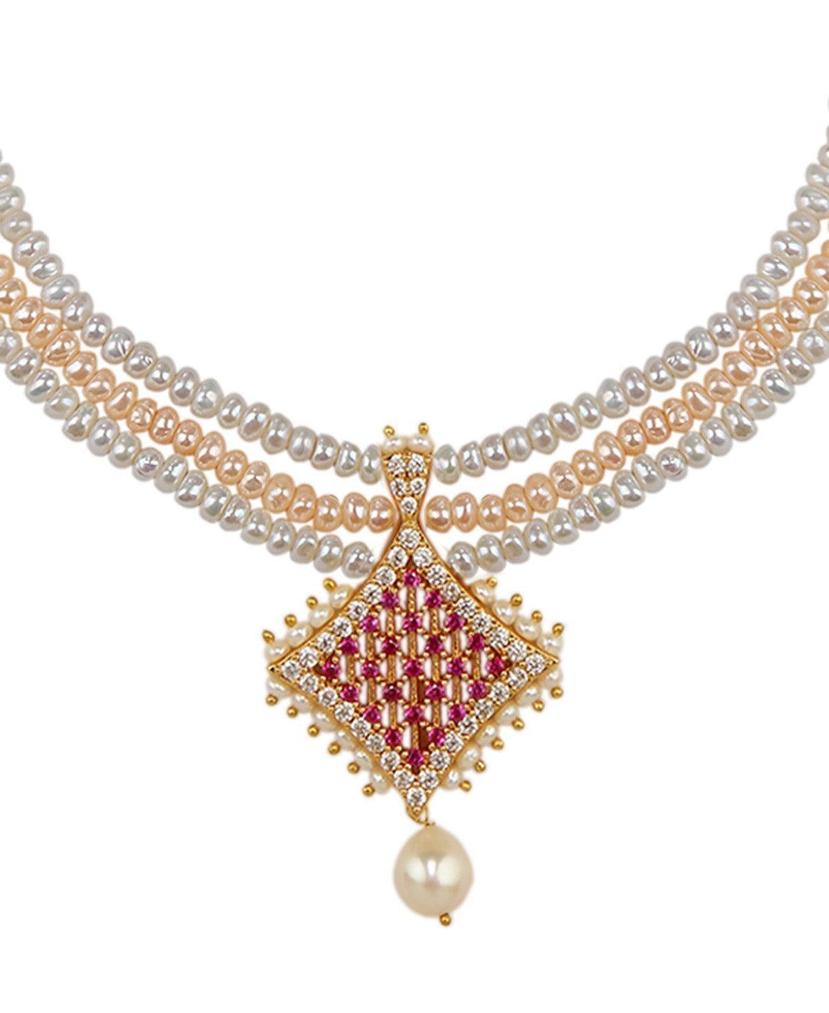 Traditional Pearl Necklace Set - Chandrani Pearls