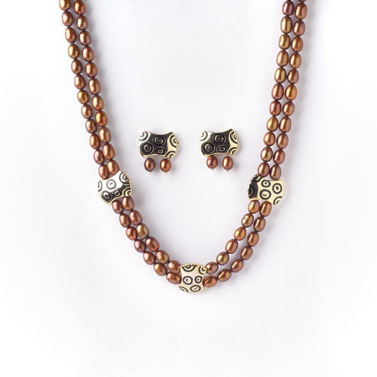 Traditional Pearl Necklace Set - Chandrani Pearls