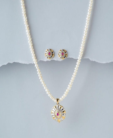 Traditional Pearl Necklace Set - Chandrani Pearls