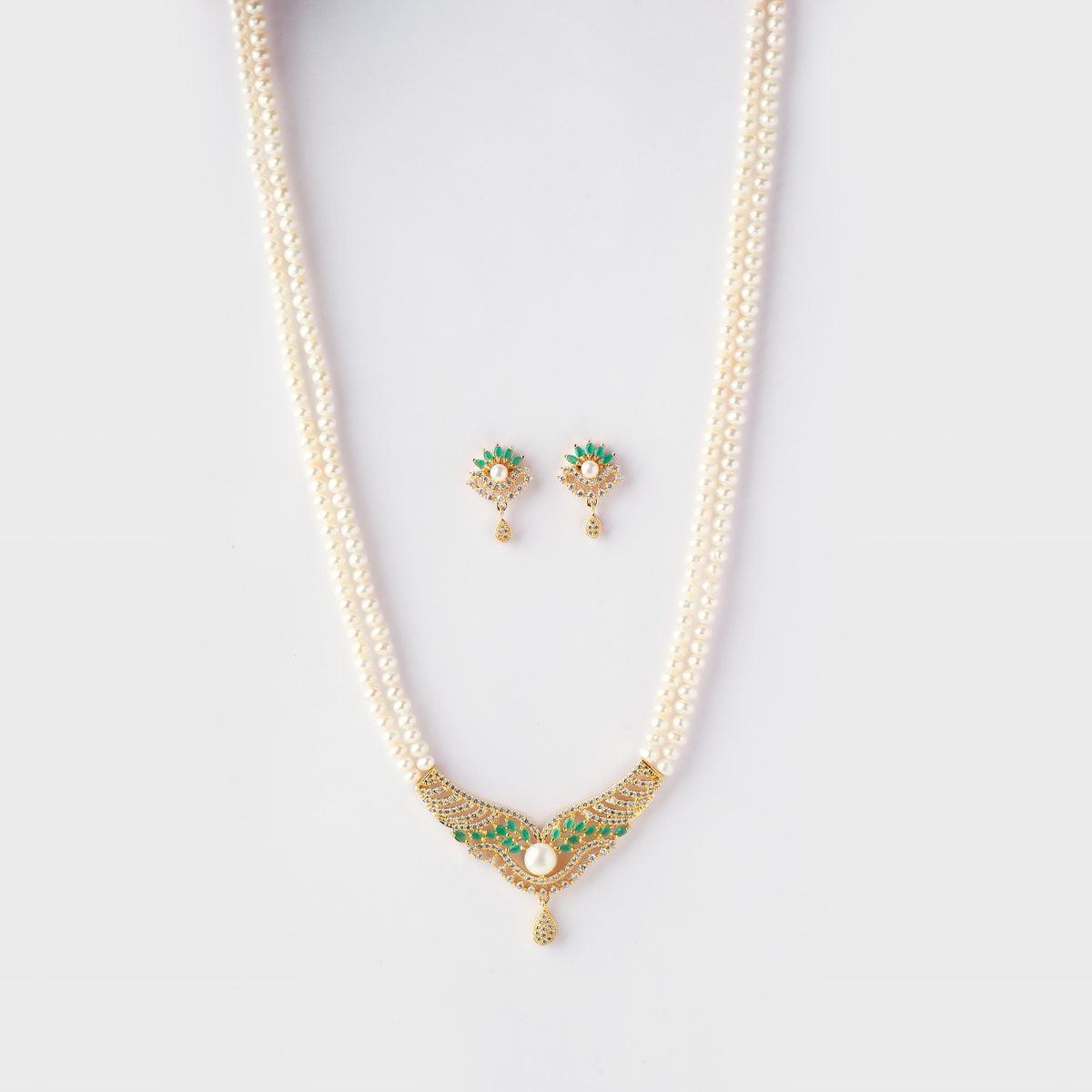 Traditional Pearl Necklace Set - Chandrani Pearls