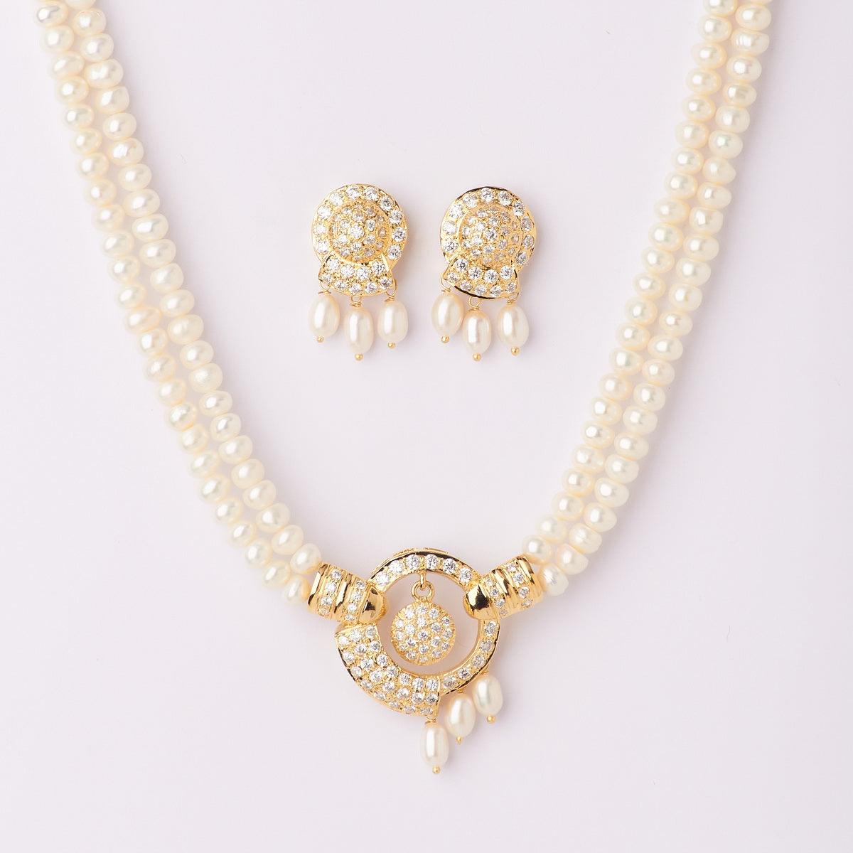 Traditional Pearl Necklace Set - Chandrani Pearls