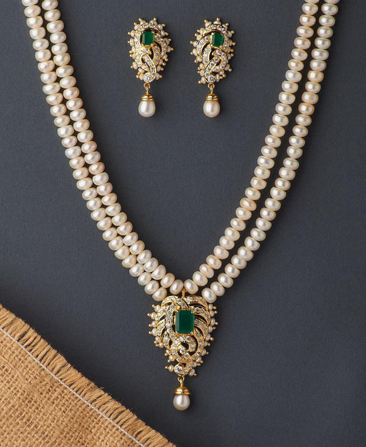 Traditional Pearl Necklace Set - Chandrani Pearls