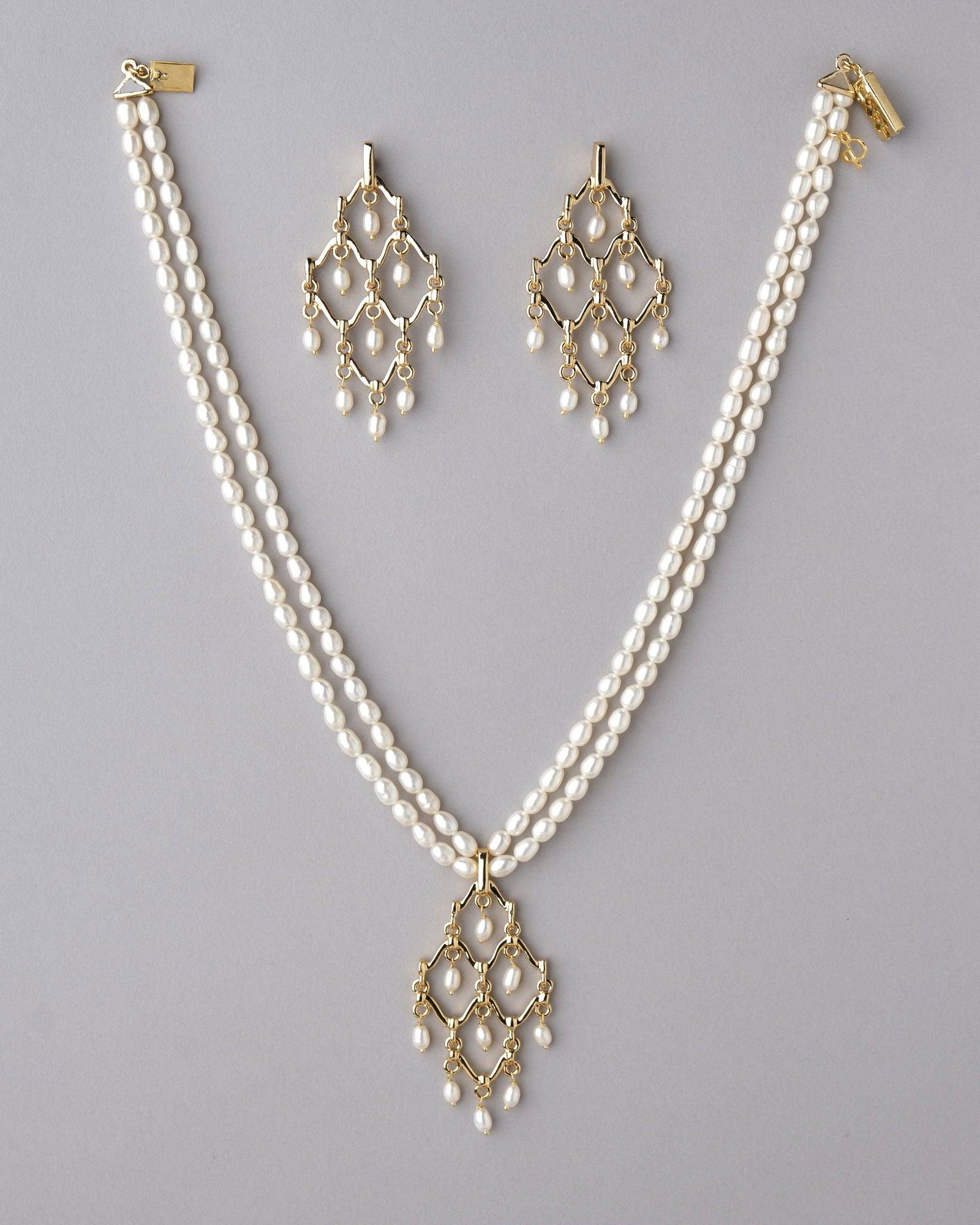 Traditional Pearl Necklace Set - Chandrani Pearls