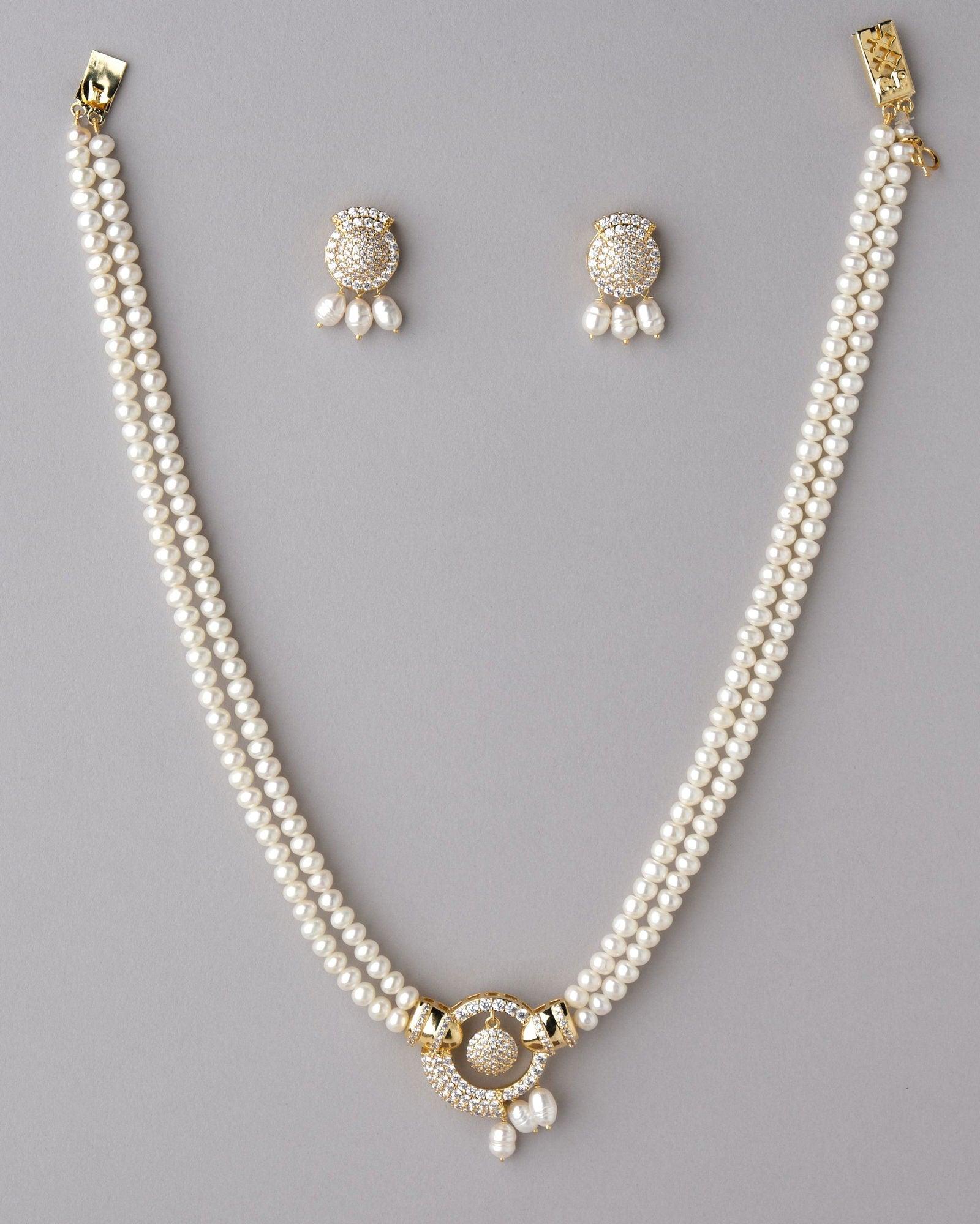 Traditional Pearl Necklace Set - Chandrani Pearls