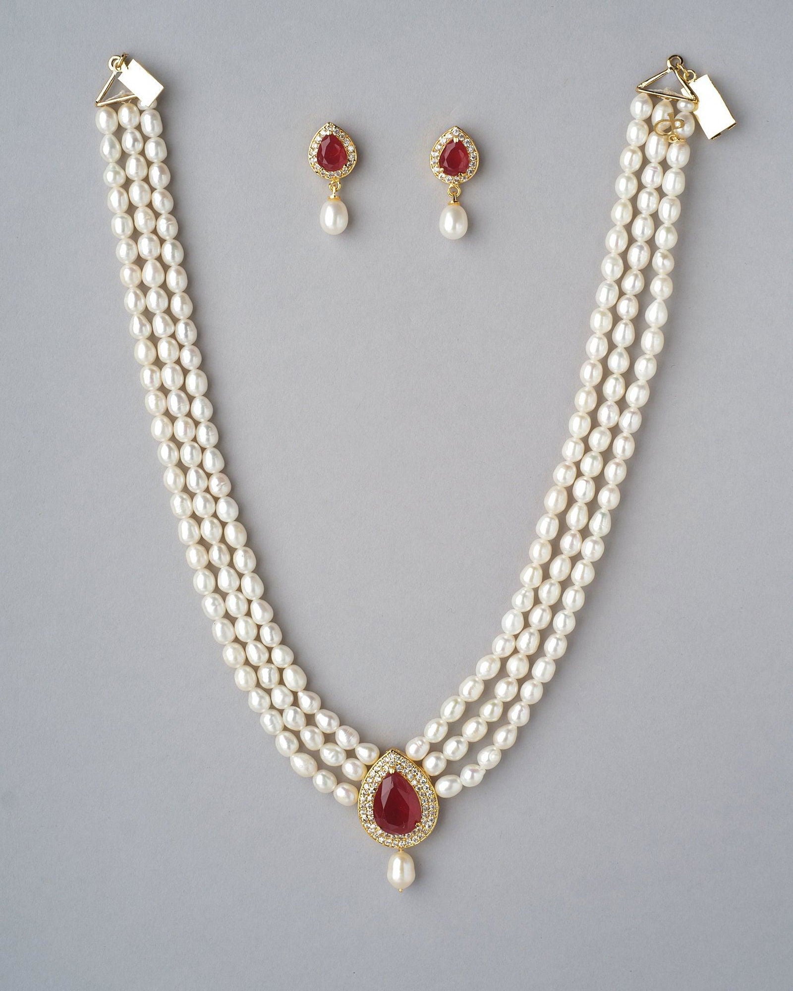 Traditional Pearl Necklace Set - Chandrani Pearls