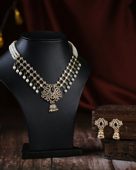 Traditional Pearl Necklace Set - Chandrani Pearls