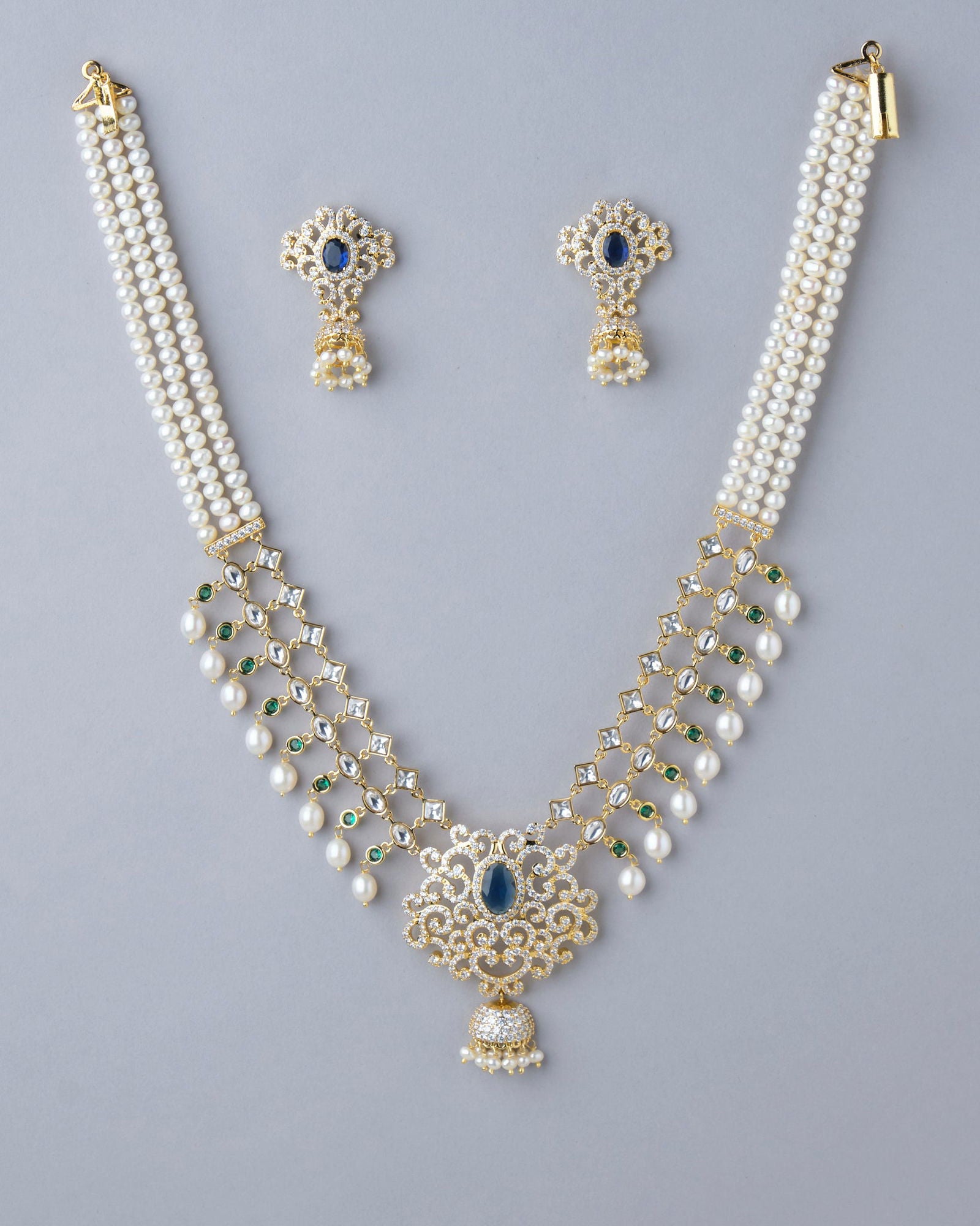 Traditional Pearl Necklace Set - Chandrani Pearls