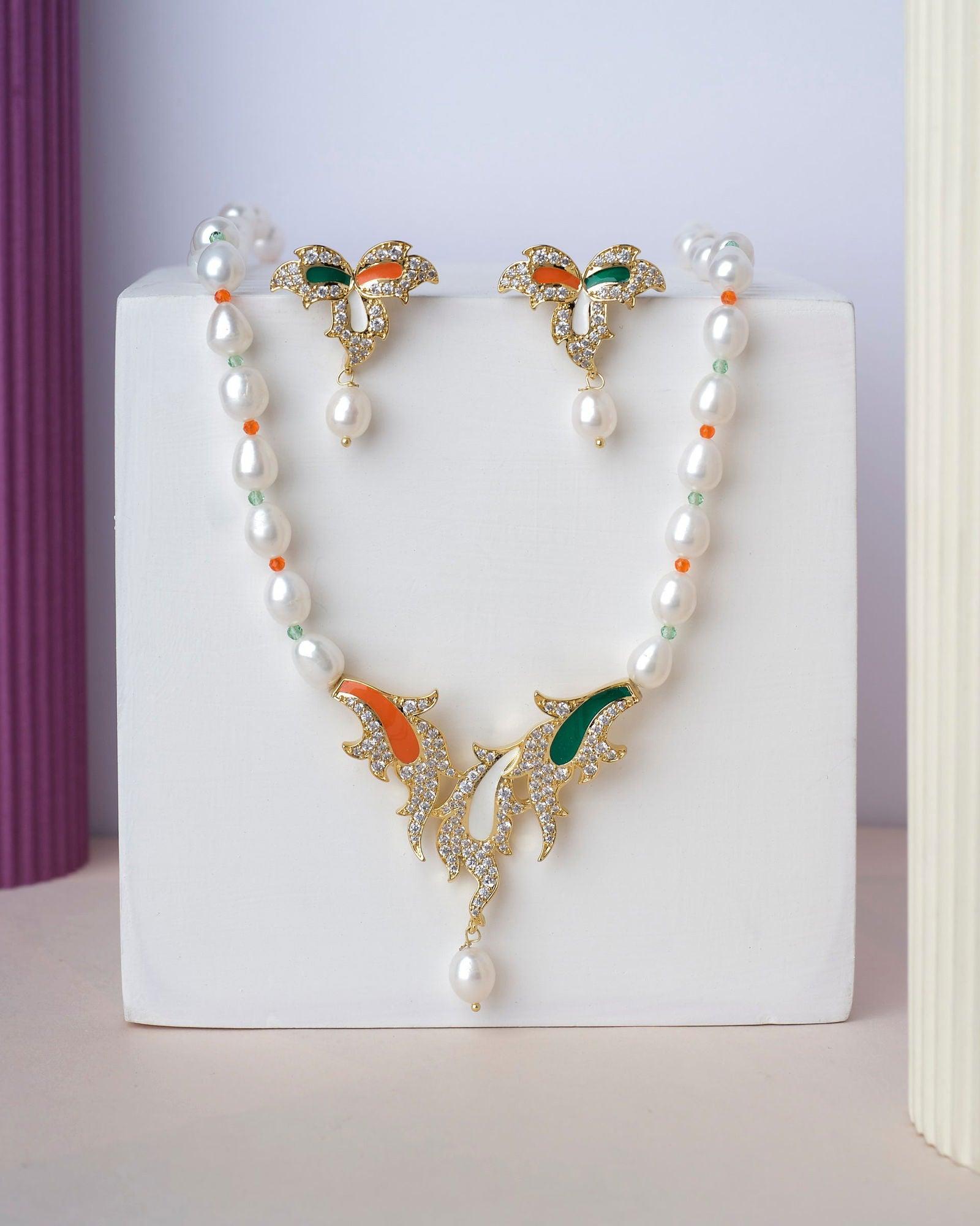 Traditional Pearl Necklace Set - Chandrani Pearls