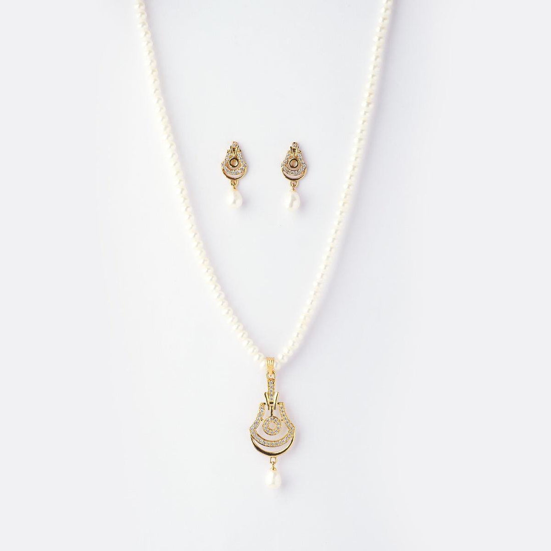 Traditional Real Pearl Necklace Set - Chandrani Pearls