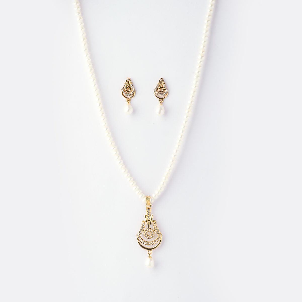 Traditional Real Pearl Necklace Set - Chandrani Pearls