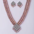 Traditional Real Pearl Necklace Set - Chandrani Pearls