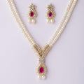 Traditional Real Pearl Necklace Set - Chandrani Pearls