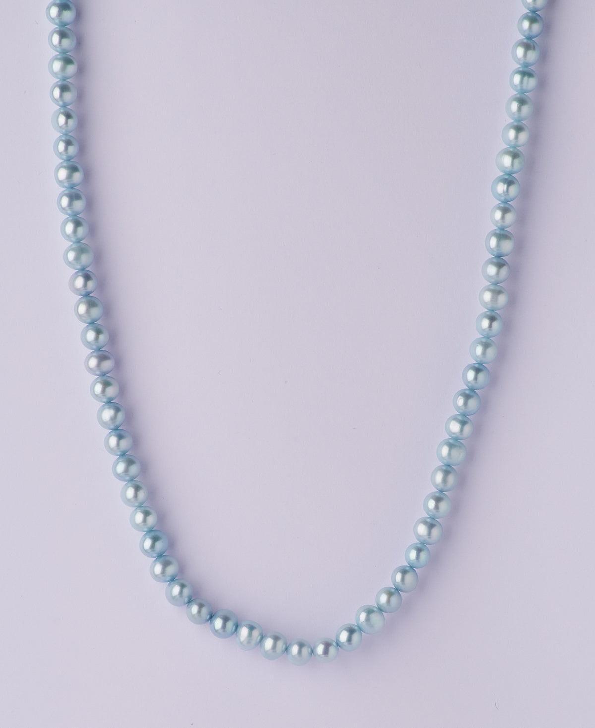 Trendy 1 line Pearl Necklace - Chandrani Pearls