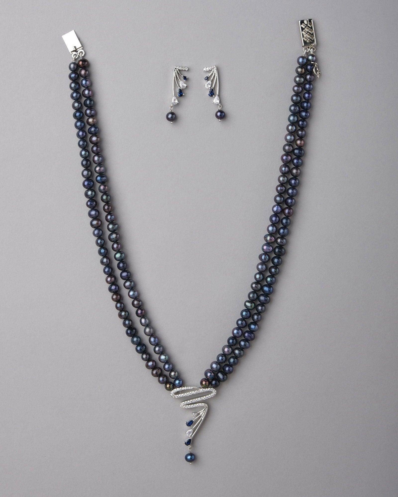 Trendy Beautiful Pearl Necklace Set - Chandrani Pearls