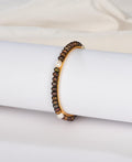 Trendy Black and White Pearl Bangle - Chandrani Pearls