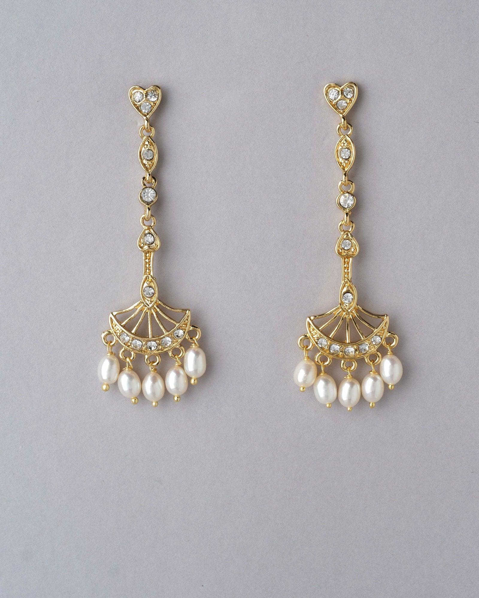 Trendy Hang Pearl Jhumka - Chandrani Pearls