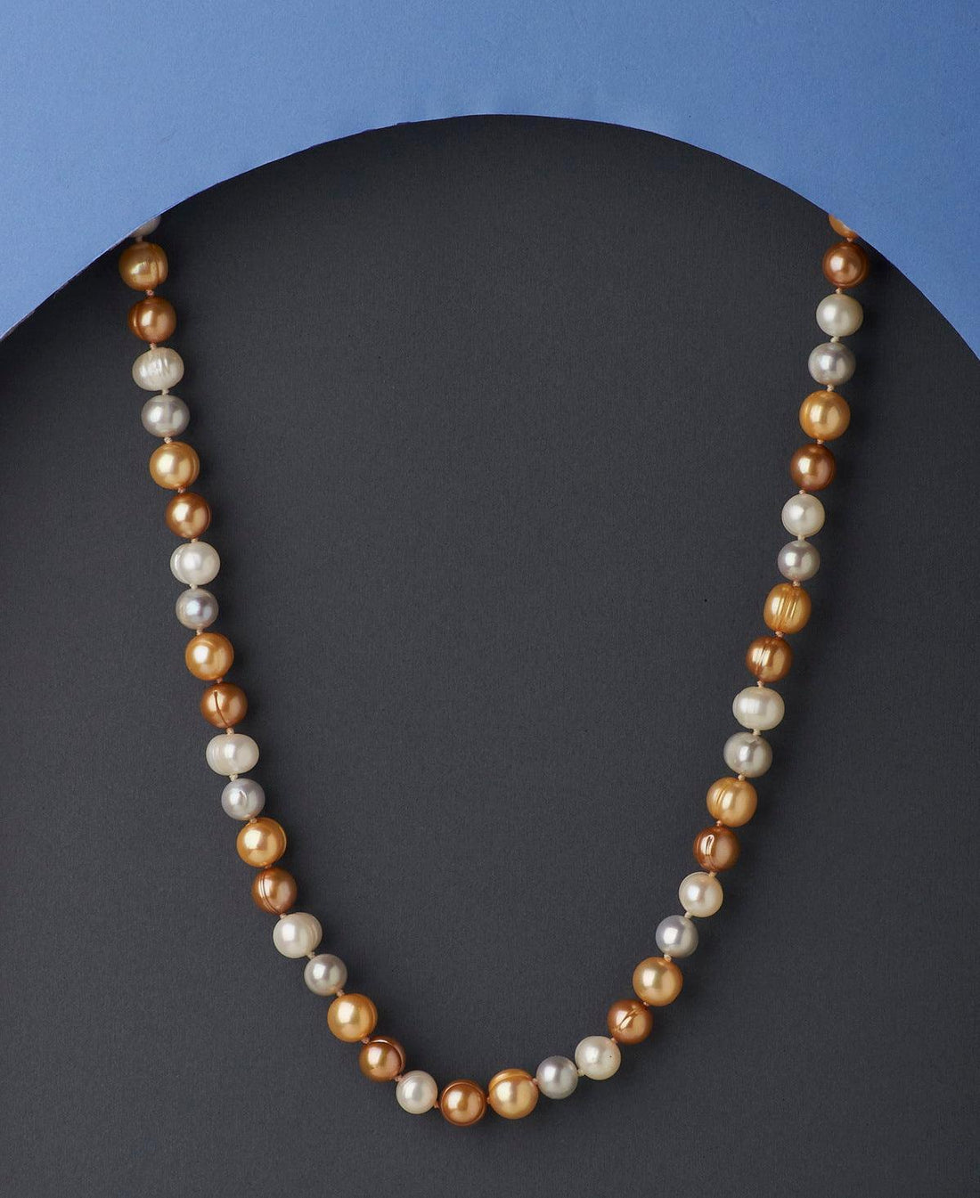 Trendy Multi color Pearl Necklace - Chandrani Pearls